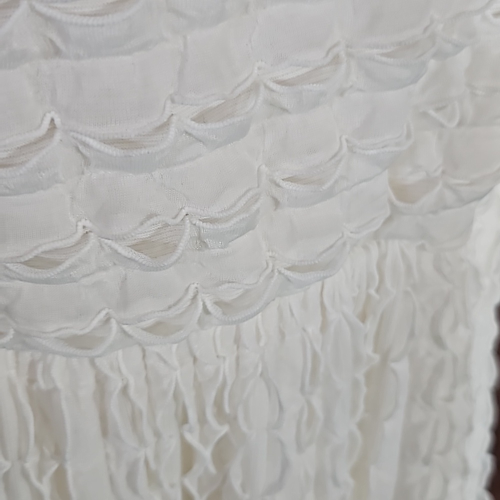 Ces Femme White Bubble Baby Doll Dress - Picture 3 of 9